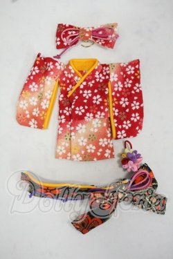 画像1: オビツ11/ＯＦ：着物 Y-26-08-04-035-WT-ZY
