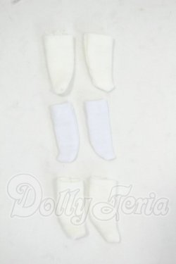 画像1: オビツ11/OF:靴下 Y-26-08-04-072-WT-ZY