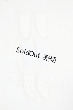 画像1: オビツ11/OF:靴下 Y-26-08-04-072-WT-ZY