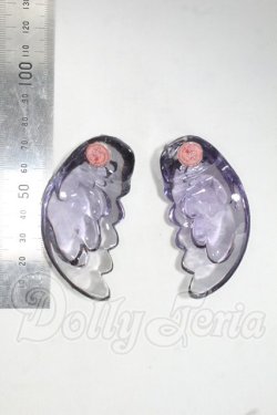 画像2: 幼SD/幼天使シュピット機能対応羽パーツ：金針水晶様製 Y-26-08-18-015-WT-ZY