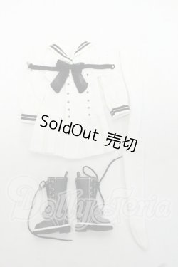 画像1: azone/OF:PNXSギムナジウムセーラーワンピset Y-26-08-25-040-WT-ZY