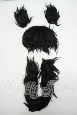 画像1: 9-10inch/ウィッグ Y-26-09-08-100-WT-ZY