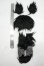 画像2: 9-10inch/ウィッグ Y-26-09-08-100-WT-ZY (2)
