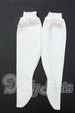 画像1: MDD/OF:靴下 shirousalon様製 Y-26-09-29-100-WT-ZY