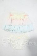 azone/OF:45~50cm お砂糖リボンフリルスカート Y-26-10-06-047-WT-ZY