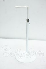 1/4〜1/3サイズ/42cmドール用 金属製スタンド（白）標準タイプ Y-26-10-13-331-WA-ZY