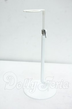 画像1: 1/4〜1/3サイズ/42cmドール用 金属製スタンド（白）標準タイプ Y-26-10-13-331-WA-ZY