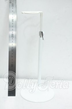 画像2: 1/4〜1/3サイズ/42cmドール用 金属製スタンド（白）標準タイプ Y-26-10-13-331-WA-ZY