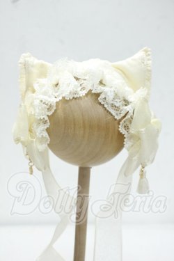 画像3: SD＆DD/OF:MELODY.C様製Holy Luna 2.0 猫耳ヘッドドレス Y-26-10-06-336-WT-ZY