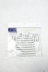SDM&MSD/OF:ボーダーTシャツ・ミニ(グレー) Y-26-10-20-081-WA-ZY