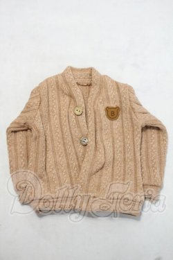 画像1: SDM＆MSD/OF:DOLK SELECT:くまカーデ茶 Y-26-10-20-252-WA-ZY