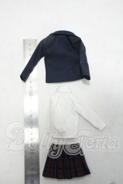 画像2: azone/OF:PNM聖ポートルダム高等部冬制服set (ネイビー×レッドチェック) Y-26-10-27-182-WA-ZY