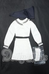 DD/OF:いちご屋様製 胸当て付きセーラー服(合服) Y-26-10-27-043-WA-ZY