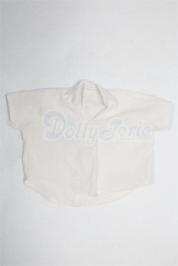 画像1: SD/OF: 開襟スクエアシャツ アイボリー/1/3　60ｃｍ　BJD　MJD　衣装　ドール用 A-26-02-18-082-NY-ZA