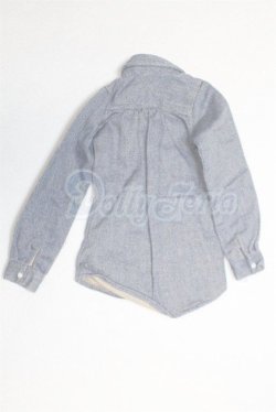 画像2: azone/OF:50ｃｍデニムシャツ ブルー/0 A-26-02-18-084-NY-ZA