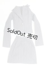 50ｃｍドールサイズ/OF:ストライプジャケット スカート セットアップ ネイビー/0 A-26-02-18-085-NY-ZA