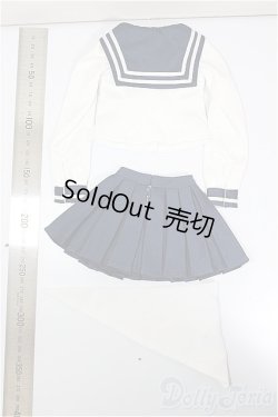 画像2: DD/OF:セーラー ジャケット スカート セットアップ シロネイビー/0 A-26-02-04-287-NY-ZA