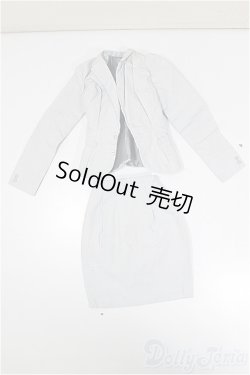 画像1: 50ｃｍドールサイズ/ ジャケット スカート セットアップ サックス/0 A-26-02-04-300-NY-ZA