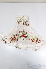 MDD/OF:ワンピース いちご柄　シロ/0 A-26-02-04-290-NY-ZA