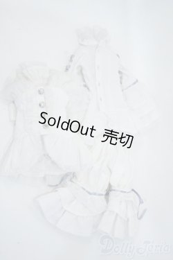 画像1: 60ＣＭ/of：水色×白衣装セット Y-25-08-06-278-NY-ZY