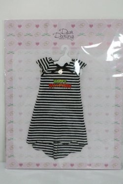 画像1: ネオブライス/OF：Dear Darlingハロウィンプリントワンピース・ブラック/ファッションドール　衣装 A-25-01-08-382-NY-ZA