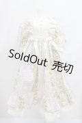 SD/OF：バラ柄ワンピース/1/3　60ｃｍ　BJD　MJD　衣装　ドール用 A-24-11-20-310-NY-ZA