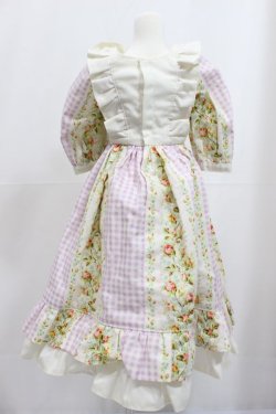 画像2: SD/OF：バラ柄ワンピース/1/3　60ｃｍ　BJD　MJD　衣装　ドール用 A-24-11-20-310-NY-ZA