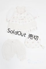 SDM/OF:スウィーツ柄ワンピース/1/4　40ｃｍ　BJD　MJD　衣装　ドール用 A-25-03-12-023-NY-ZA