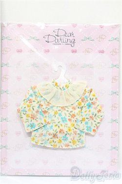画像1: 【新品】ネオブライス/OF：deardarling：ハイネックブラウス【イエローF】/ファッションドール　衣装 A-25-01-08-381-NY-ZA
