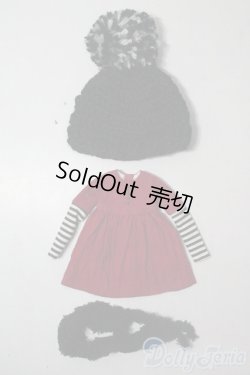 画像1: ネオブライス/OF:衣装セット（ワンピース/ニット帽） A-25-06-25-1033-KD-ZU