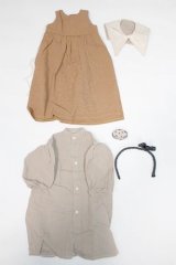 40ｃｍ/OF:ブラウン衣装セット A-24-05-15-1199-NY-ZU