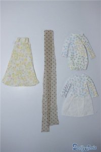 22〜24cmドール/OF：ワンピース2点セット A-24-07-03-1047-KD-ZU
