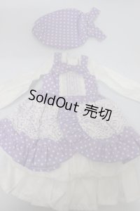 SDM/OF:重ね着ワンピース/1/4　40ｃｍ　BJD　MJD　衣装　ドール用 A-25-04-09-356-NY-ZA