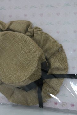 画像2: 【新品】ネオブライス/OF：deardarling：プリーツハット　ブラックリボン/ファッションドール　衣装 A-25-01-08-378-NY-ZA