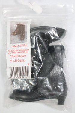 画像1: SD13GIRL/OF：Antique ankle boots(Black)Nine9style製 U-24-04-10-152-KN-ZU