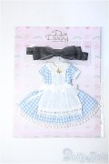 【新品】ミディブライス/OF：deardarling：ギンガムアリスセット/ファッションドール　衣装 A-25-03-05-361-NY-ZA