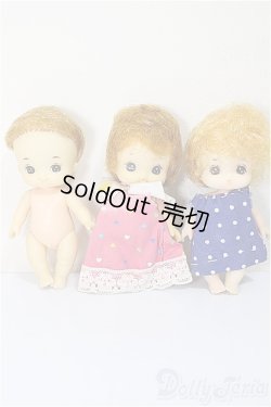 画像1: リカちゃん/みつごのあかちゃん・げんくん・かこちゃん・みくちゃん/BJD　球体関節人形 A-25-08-13-260-NY-ZA