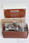 Harmonia bloom /OF:シューズシリーズ（ショートブーツ/ダークブラウン） A-24-07-24-295-NY-ZA
