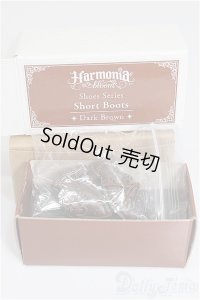 Harmonia bloom /OF:シューズシリーズ（ショートブーツ/ダークブラウン） A-24-07-24-295-NY-ZA