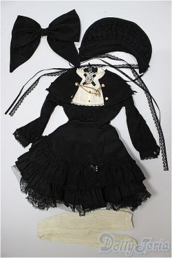 画像1: SD13GIRL/Antique cape dress(Navy/NINE9STYLE)/1/3　60ｃｍ　BJD　MJD　衣装　ドール用 A-25-02-12-406-KD-ZA