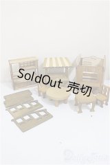 撮影背景用/1/12ドールハウス木製/ A-25-11-12-287-KD-ZA