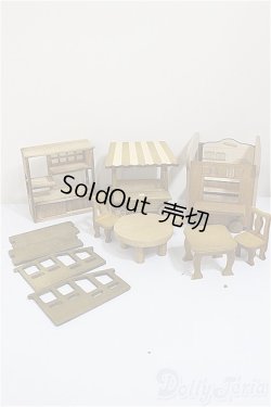 画像1: 撮影背景用/1/12ドールハウス木製/ A-25-11-12-287-KD-ZA