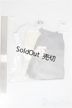 画像2: SD/OF：レトロおでかけコーデ（ネイビー）/1/3　60ｃｍ　BJD　MJD　衣装　ドール用 A-25-02-05-253-NY-ZA