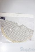 SD/OF:フレアスカート（白?グレーチェック）/1/3　60ｃｍ　BJD　MJD　衣装　ドール用 A-25-02-05-259-NY-ZA