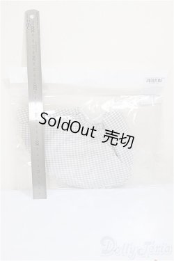 画像2: SD/OF:フレアスカート（白?グレーチェック）/1/3　60ｃｍ　BJD　MJD　衣装　ドール用 A-25-08-06-287-NY-ZA