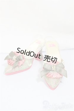画像1: SD16GIRL/OF: SD16 Rococo Olive Greenミュール/1/3　60ｃｍ　BJD　MJD　衣装　ドール用 A-25-02-05-293-NY-ZA