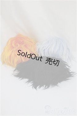 画像2: 9-10inch/ボアウィッグ　3点/インチ　BJD　MJD　ドール用 A-25-04-02-408-NY-ZA