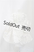 SD/OF:ローブ・ア・ラ・フランセーズ　【ホワイト】/1/3　60ｃｍ　BJD　MJD　衣装　ドール用 A-25-02-26-351-NY-ZA