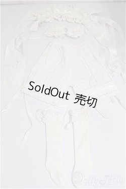 画像3: SD/OF:ローブ・ア・ラ・フランセーズ　【ホワイト】/1/3　60ｃｍ　BJD　MJD　衣装　ドール用 A-25-02-26-351-NY-ZA