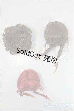 画像1: 4inch/ウィッグ　ボア　3点/インチ　BJD　MJD　ドール用 A-25-03-26-149-KD-ZA